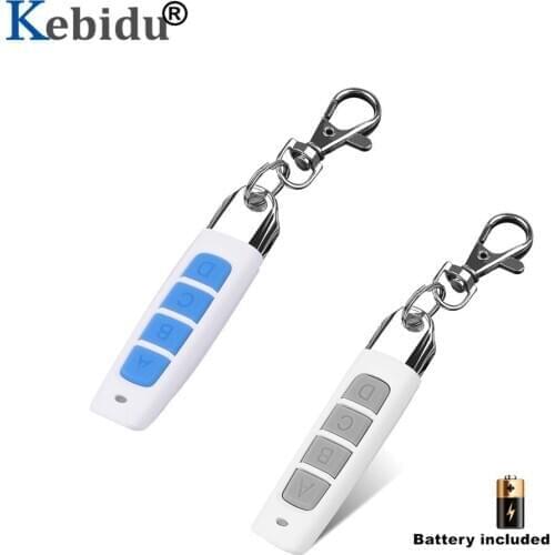 KEBIDU 12V 433MHZ Cloning Remote Control Garage Gate Door Opener Remote Control Duplicator Clone Code Car Key Transmitter
