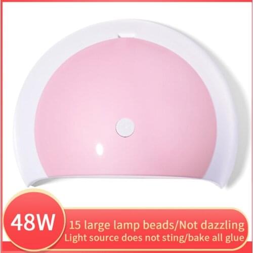 Manicure Lamp 48W LED Lamp Nail Dryer LEDs UV Ice Lamp For Drying Gel Polish Timer Auto Sensor Nail Lamp Manicure Tools