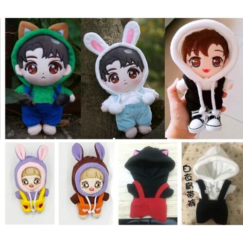 [MYKPOP]Dolls Clothes 2pcs Set for 20cm Dolls(without doll) KPOP Fans Collection SC20051717