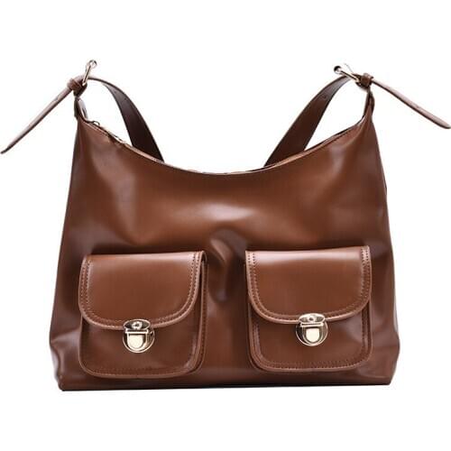2020 New stylish handbag under the arm bag retro 100 shoulder bag temperament tote bag