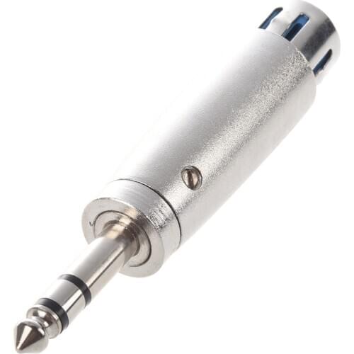New XLR to female 6.3mm JACK LEAD PLUG Mic Microphone Patch Cable Adapter