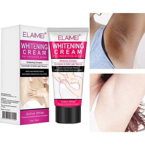 Women Vaginal Lips Private Part Pink Underarm Intimate Whitening Dark Nipple Anal Bleaching Cream Skin Care Body Cream