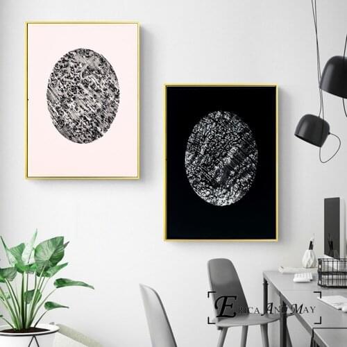 Black and White Rock Veins Posters and Prints Wall art Decorative Picture Canvas Painting For Living Room Home Decor Unframed