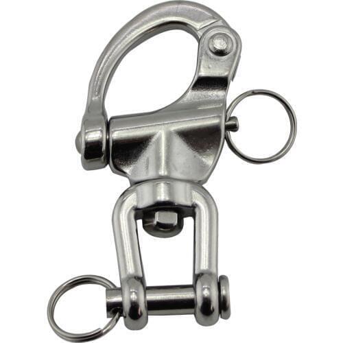 Jaw Swivel Snap Tack Shackle for Sailboat - Stainless Steel