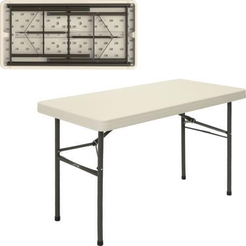 LIFETIME rectangular plastic folding side table