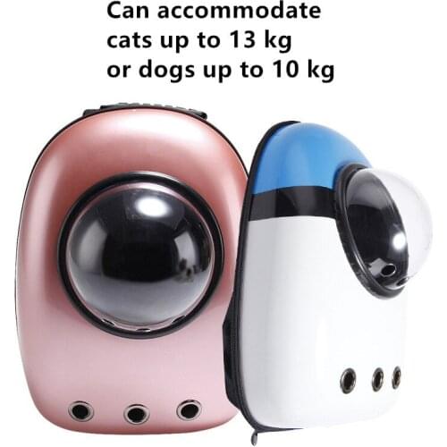 Pet Cats and Dogs Outing Bags Space Backpacks Dogs Backpacks Pet Supplies Outing Portable Pet Bags Breathable Cat Bags