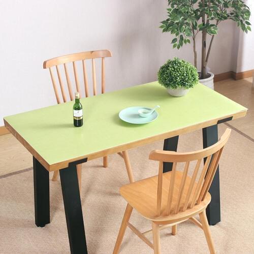 Nordic INS color Imitation cloth texture insulation pad PVC waterproof anti-scalding oil-proof No-clean 3mm coffee table mat