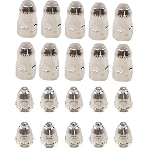 20PCS High-Quality P80 Plasma Torch For Consumable Cutting CNC Plasma Torch Tip Electrode Nozzle