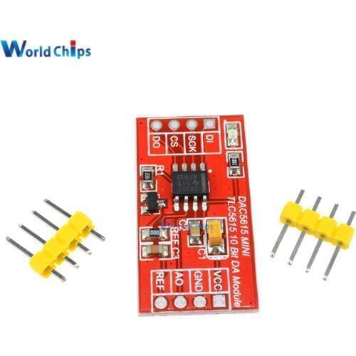 TLC5615/18 10bit DAC Module Sine Wave Generator High Speed Serial Port