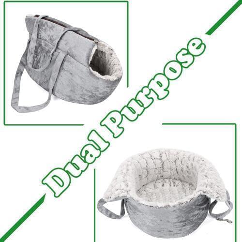 Velvet Cat Carrier Bag for Cats Backpack Panier Handbag for Cat Travel Plush Cats Bag Backpack Bed Puppy Pet Cat Accessorie