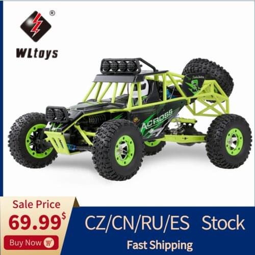 Wltoys 1/12 12428 RC Car 50KM/H High speed RC Climbing Car Toy Scale 2.4G 4WD Off-road Vehicle Remote Control Car Toys Kids Gift