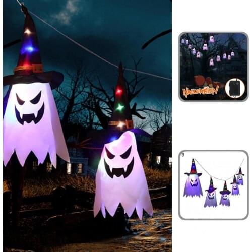 Fabric Great Decorative LED String Light Halloween Props Lightweight String Lamp Eye-catching for Living Room