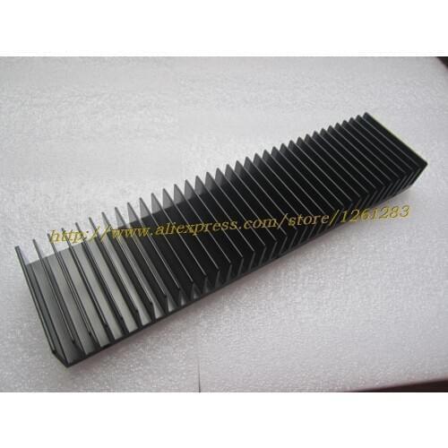 1pcs 245mm+60mm+25mm Full Aluminum E Heatsink For Power Amplifier DIY Radiator