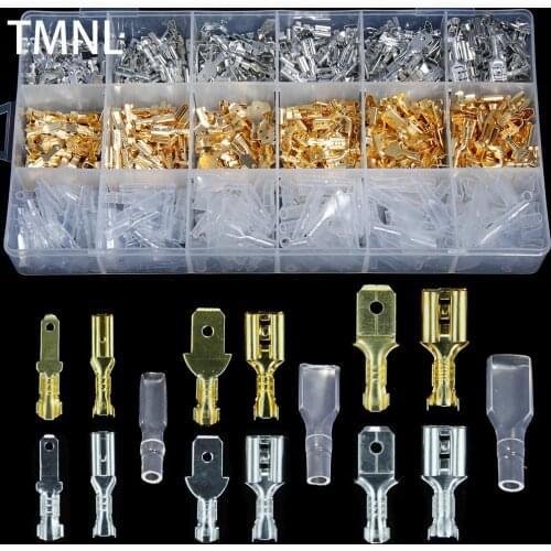 2.8/4.8/6.3mm Crimping wound connectors plug spring insert terminal wire cold crimp pressing wiring pliers Cable Non-Insulated