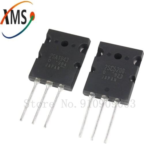 20PCS 2SA1943 TO-3P 2SC5200 TO-3PL=10pair ( 10PCS C5200 + 10PCS A1943 )