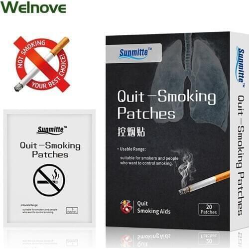 5pcs Chinese Herbal Natural Herbal Nicotine Patch Anti Smoke Patches Stop Smoking Plaster Control the Desire for Cigarettes