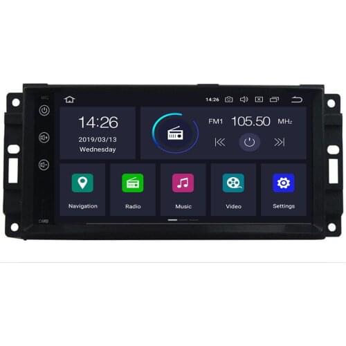 7" inch HD Head Unit GPS Navigation Radio Stereo Car DVD Player for JEEP Patriot Compass/DODGE Journey/Chrysler Sebring BT