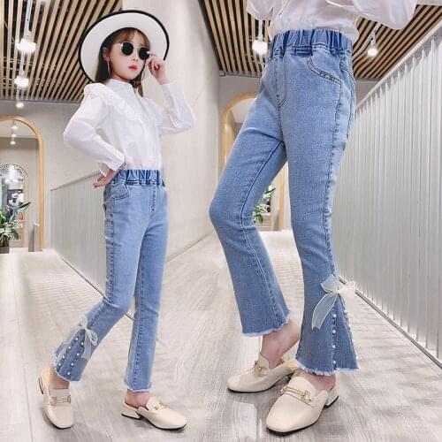 Джинсы для подростков девочек Famli China At AliExpress