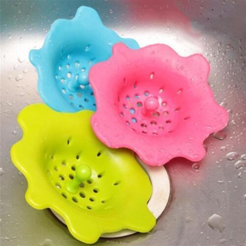 Flower shape kitchen sink filter basin dishwashing hair anti-blocking filter floor drain