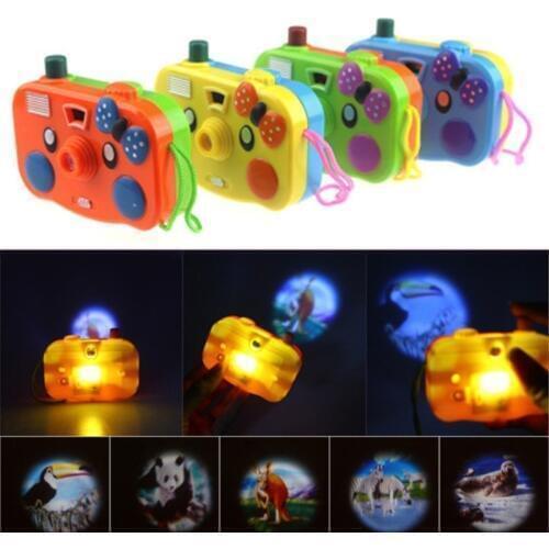 New Animal Projection Mini Camera Toy with Light Cartoon LED Flashing Educational Toy Kid Children Birthday Gift Baby Toy