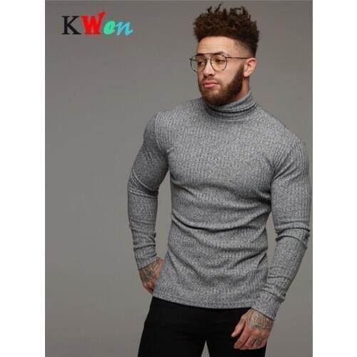 Sweater Men New Fashion Winter Warm Turtleneck Mens Sweaters Slim Fit Pullover Men Classic Sweter Men Knitwear Pull Homme