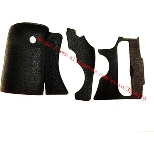 A Set of 3PCS New Original Bady rubber (Grip+left side+thumb) repair parts For Canon EOS 60D DS126281 SLR with Adhesive