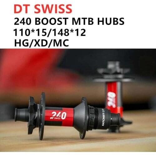New 2020 Original DT Swiss 240 MTB Bike Straight Pull Hubs 32H 6 Nail Disc Brake Front 9 15*100 110 Rear 142 148 Hub