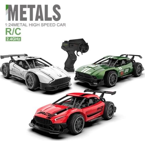 New Product 1:24 2.4G Four-Wheel Drive Remote Control Aluminum Alloy High-Speed Electric Racing Car Climbing Remote Control Car