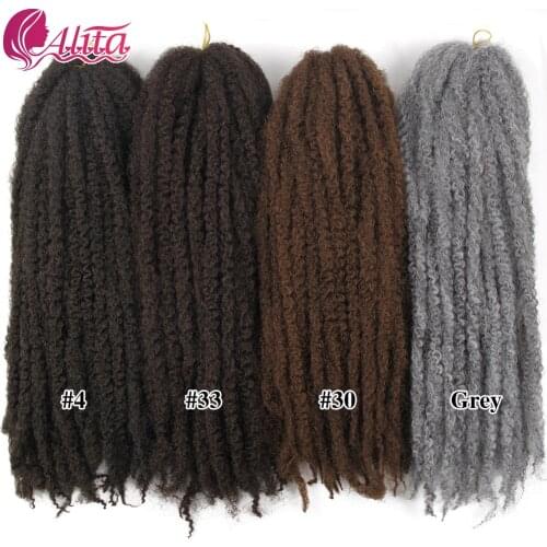Ombre Marley Braids Hair Crochet Afro Kinky 18 inch Synthetic Braiding Hair Synthetic Marley Braiding Hair Extensions