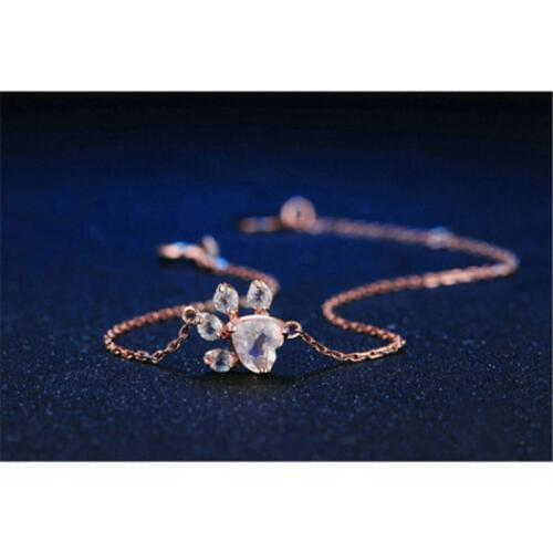 Wholesale Bracelet Jewelry Tassut Cat Dog Paw Claw Print Bracelet Cute Animal Bear Paw Bracelets for Women Fashoin pulseras Gift