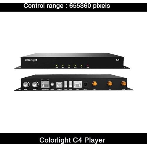 Original Colorlight C4 Multimedia Player LED Display Screen Controller Support Colorlight LED Receiving Card