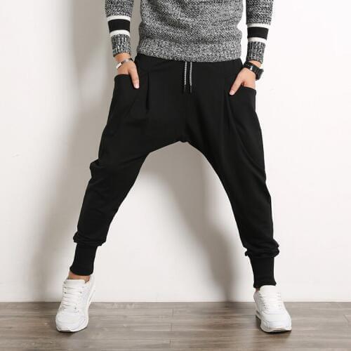 2019 Autumn Fashion Mens Casual Pants, The Trend of Large Size Mens Hip-hop Style Harlan Pants , Mens Perform Trousers