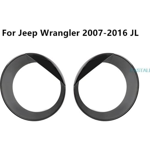 For Jeep Wrangler 2007-2016 JL front bezel headlight cover Little bird headlight ring high quality Free shipping