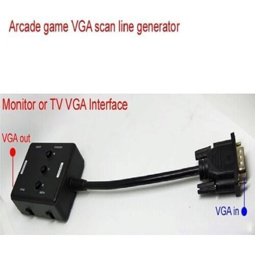 Premium Quality VGA Image Scan Line Generator for Arcade Games Classic Nostalgic Games