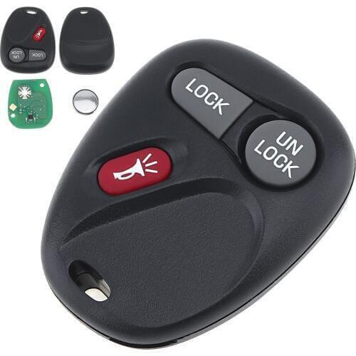 315Mhz 3 Buttons Keyless Entry Remote Key Fob KOBLEAR1XT 15042968 for Chevrolet Avalanche/S10/Silverado/Tahoe 2002-2004