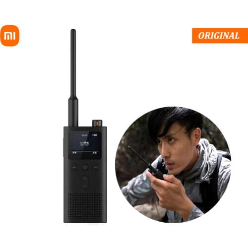 Original Xiaomi Mijia Walkie Talkie 2 5W UV Dual Band Radio IP65 Waterproof 13 Days Long Standby Interphone Location Share