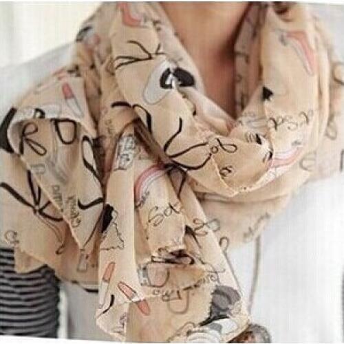 150*50cm Lovely Fashion Women Soft Cotton Lady Comfortable Long Neck Large Scarf Shawl Voile Stole Dot Warm Scarves Gift Hot