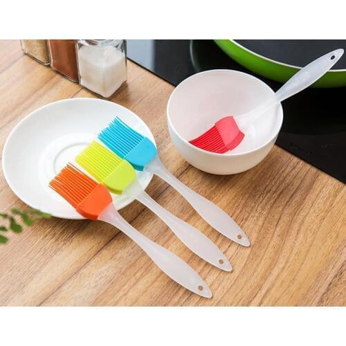 Silicone Baking BBQ Bakeware Cake Pastry Bread Oil Cream Cooking Basting Brush kitchen tools blue orange green red pink