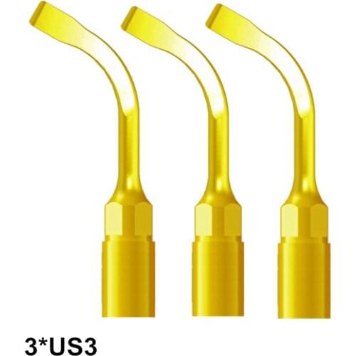 Dentistry Dentist 3PCS US3 Dental Equipment Dental Instrument For Sinus Lift Dental Piezo Surgery Tip For MECTRON And WOODPECKER