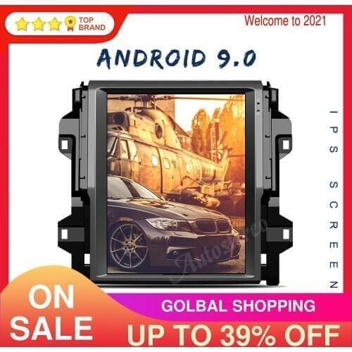 Tesla Style PX6 4GB Android 9 Car GPS Navigation For TOYOTA Fortuner 2016-2020 Car Stereo Multimedia Player Auto Radio Head Unit