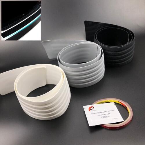 Universal Car Rear Bumper Protector sticker Case For Toyota C-HR Matrix Mirai FUN WAY AURIS JPN Taxi AVALON Century Rush Fortun