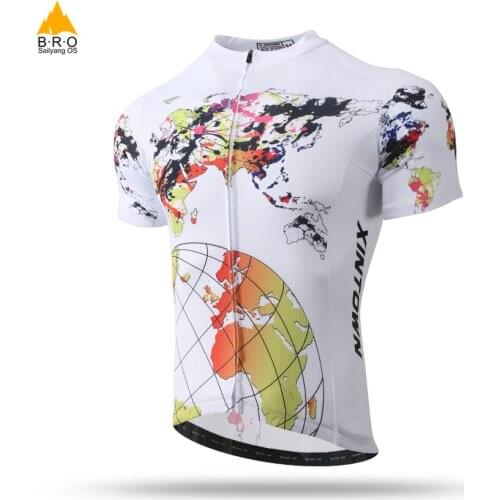 Earth Pro Team Cycling Jersey Breathable Cycling Maillot Bicycle Clothing Clothes Summer Bike Shirt Ropa Ciclismo for Men Women