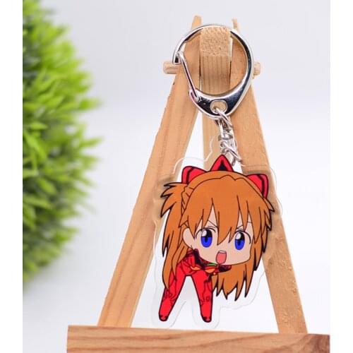 WL0925 EVA Keychain Acrylic Cartoon Keyring Accessories