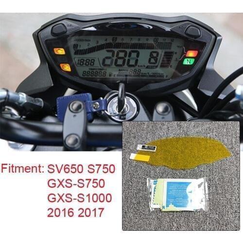 Cluster Scratch Protection Film Blu-ray Protector Motorcycle Instrument Scratch Protection for Suzuki SV650 S750 S750 GXS-S1000