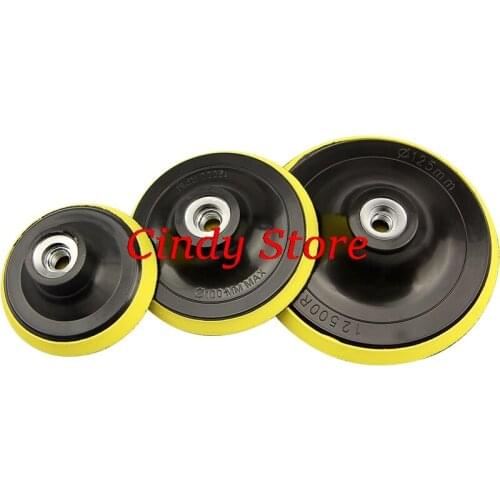 1PCS/2PCS/5PCS/10PCS 3"/4"/5"/6"/7" Backing Pad Self-adhesive Polishing Pad Sandpaper Sucker Polishing Disc