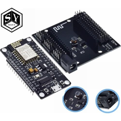 1PCS Great IT NodeMcu Node MCU Base ESP8266 ESP-12E Testing DIY Breadboard Basics Tester Suitable For NodeMcu V3 For Arduino IDE
