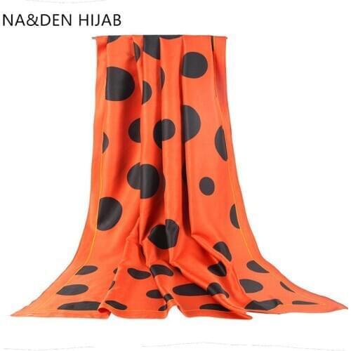1PCS Hot sale Dot pattern shalws Hi-Q ladies wraps Geometric scarves Muslim hijab Long muffler Winter scarf Islamic bandana