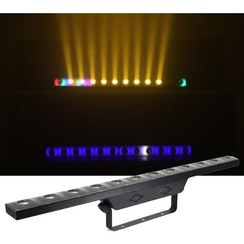 Free Shipping 2018 New 12*3w 2in1 Warm White/Cold White Led Wall Washer 72pcs RGB 3in1 SMD 5050 Bar Dj Led Flood Bar DMX Light