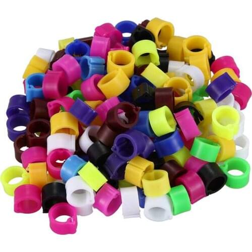 150pcs Bird Rings 8mm Leg Bands Clip Pigeon Dove Chicks Duck Bantam Poultry