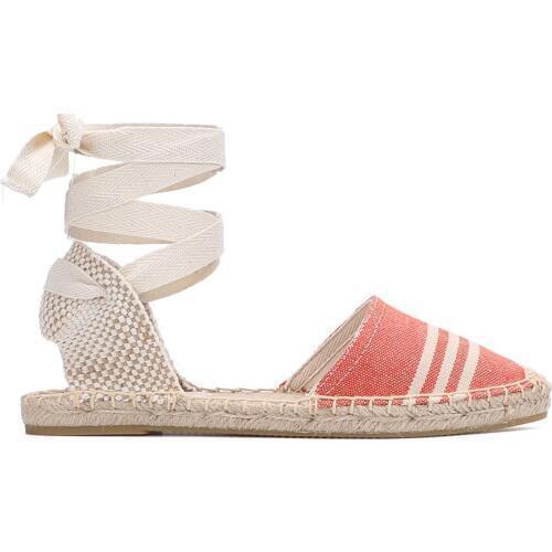 2020 Direct Selling Real Hemp T-strap Flat With Open Sapato Feminino Sandals Sapatos Mulher Womens Espadrilles Flat Shoes